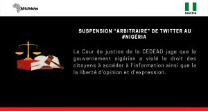 Nigéria/Suspension de Twitter: AfricTivistes salue le verdict de la Cour de la CEDEAO