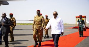 Burkina: fin de séjour du Président en exercice de la CEDEAO à Ouagadougou