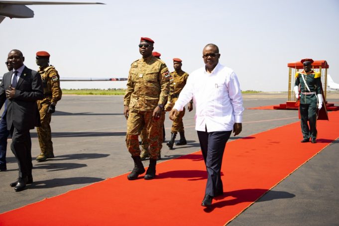 Burkina: fin de séjour du Président en exercice de la CEDEAO à Ouagadougou