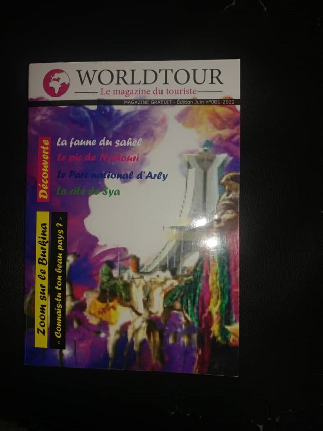 Worldtour, un magazine de touriste pour la promotion du tourisme burkinabè.