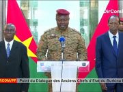 VIDEO-Burkina: la déclaration à l’issue de la rencontre des chefs d’Etat