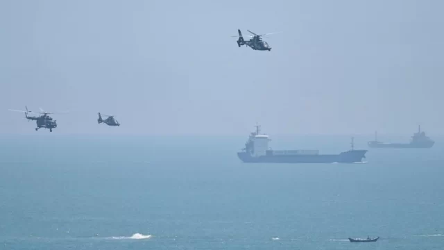 Chine Taïwan manoeuvre