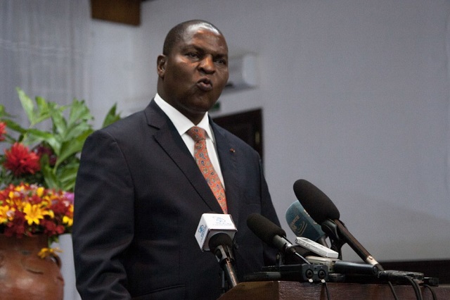 Le président centrafricain, Faustin-Archange Touadéra