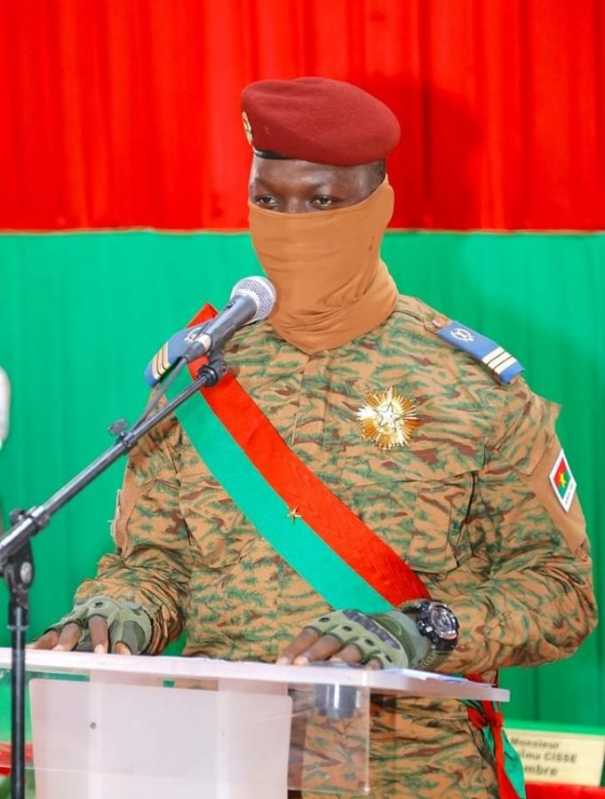 Burkina: discours intégral du capitaine Traoré au Conseil constitutionnel