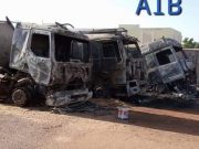 Burkina: incendie de trois camions citernes à Dori