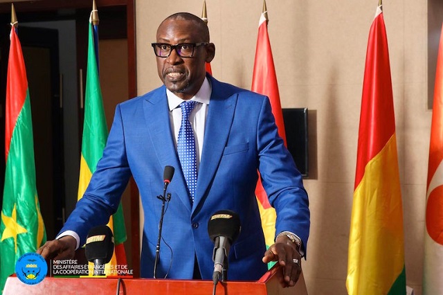 Le ministre des Affaires étrangères malien, Abdoulaye Diop