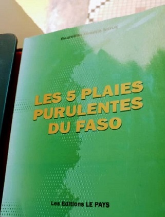 Les 5 plaies purulentes du faso, Boureima Jéremie Sigué, édition Le Pays
