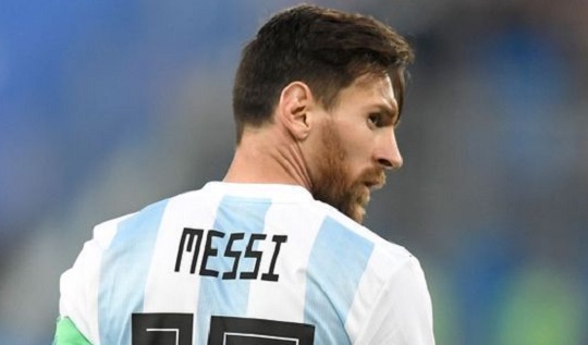 Lionel Messi, capitaine de l'Argentine