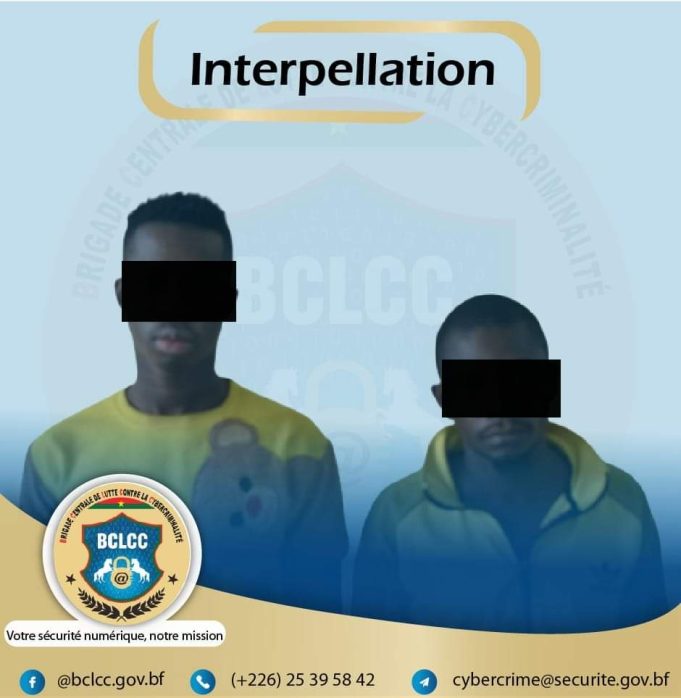 Burkina: deux présumés cyber escrocs mis aux arrêts