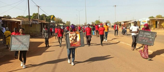 Koudougou: des étudiants marchent en mémoire du journaliste Norbert Zongo