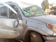 Ouagadougou: une voiture se renverse avec une femme et ses deux enfants