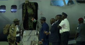 Arrivée des 46 militaires ivoiriens à Abidjan