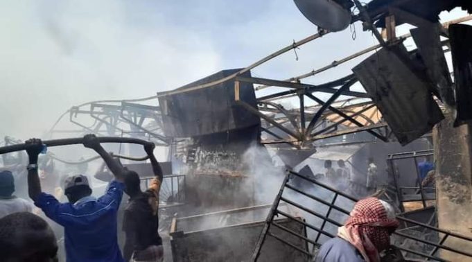Ouagadougou: pas de perte en vie humaine ni de blessé dans l’incendie du marché de Sankar-yaaré
