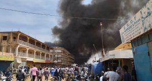 Ouagadougou: incendie au marché de Sankar-yaaré