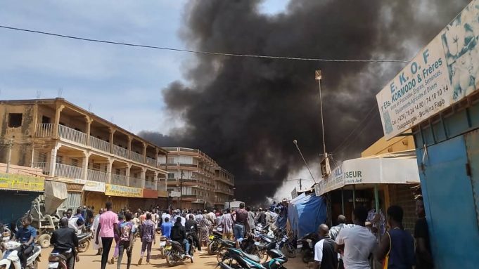 Ouagadougou: incendie au marché de Sankar-yaaré