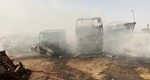 Ouagadougou: des véhicules d’un garage partis en fumée