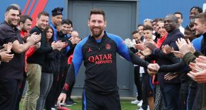 PSG: Lionel Messi accueilli par une haie d’honneur