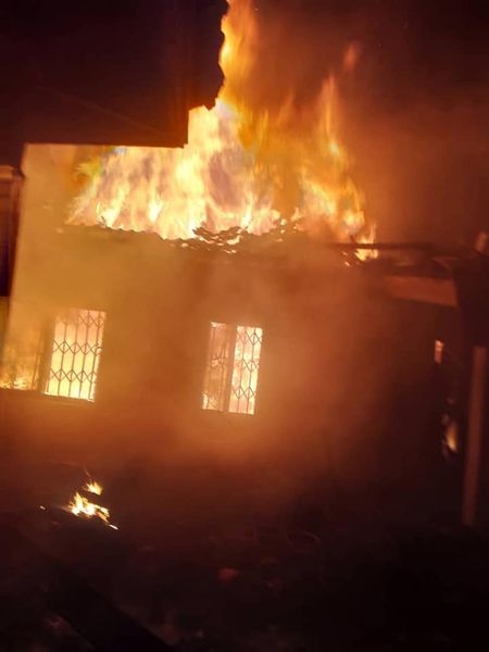 une image de l'incendie