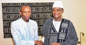 Le Premier ministre malien Choguel Maïga à Ouagadougou ce jeudi