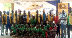 Centre d’éducation et de formation professionnelle de Gampela: les Lions de Ouaga Symbiose apportent de la joie aux enfants