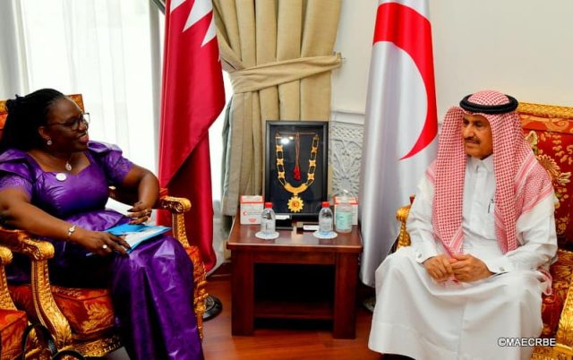 Olivia Ruamba au Qatar