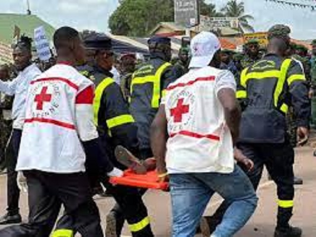 Un drame dans le Sud-est de la Guinée en présence du Chef de la juinte militaire