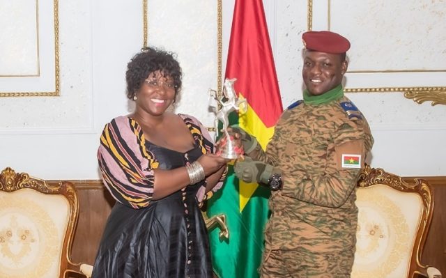 Appoline Traoré et Ibrahim Traoré