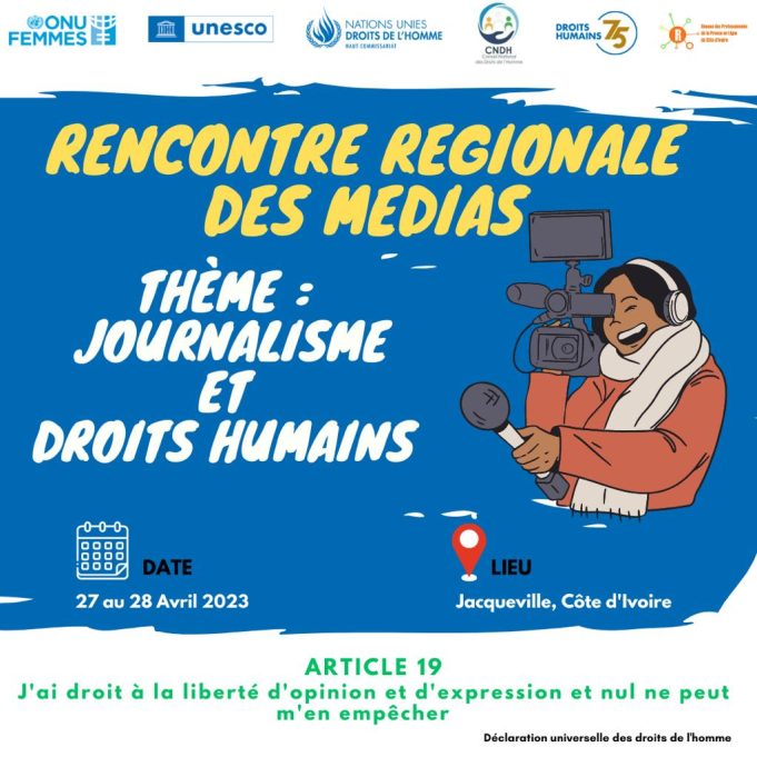 Cote d’Ivoire: formation des journalistes sur la liberté d’expression et des droits humains