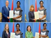 Burkina: quatre nouveaux ambassadeurs présentent leurs lettres de créance
