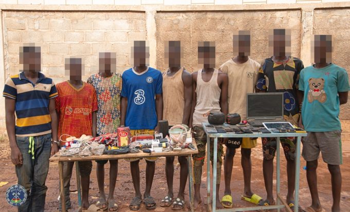 Ouagadougou: 9 présumés voleurs mis aux arrêts