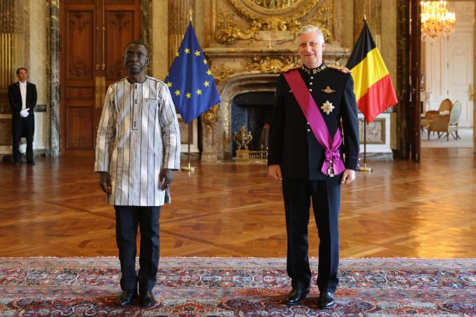 Belgique: l’Ambassadeur du Burkina présente ses Lettres de créance au Roi des Belges