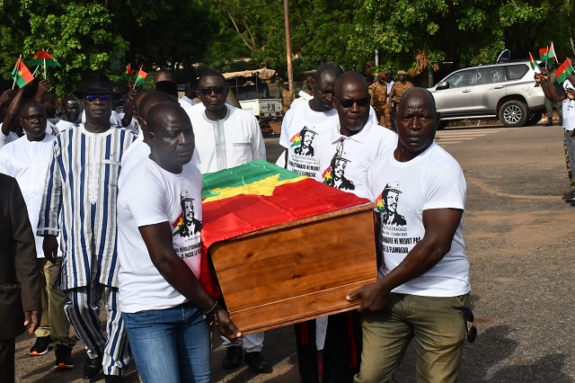 Le Colonel Pierre Ouédraogo porté dans sa dernière demeure par ses héritiers révolutionnaires