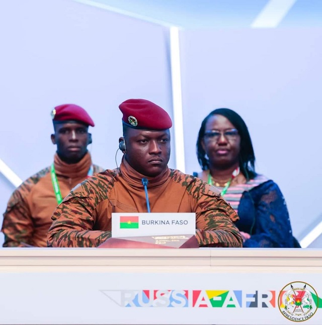Le président de la Transition, le capitaine Ibrahim Traoré