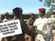 VIDEO-Lutte contre le terrorisme: les encouragements du capitaine Ibrahim Traoré à l’armée de l’air