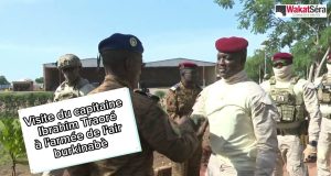 VIDEO-Lutte contre le terrorisme: les encouragements du capitaine Ibrahim Traoré à l’armée de l’air