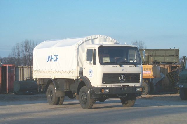 Véhicule de transport de l'ONU