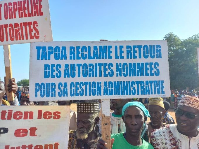 Burkina: des populations de la Tapoa réclament le retour des autorités administratives