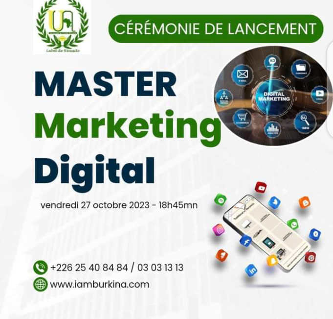 Burkina: devenir un expert du Marketing digital avec l’université de l’Unité Africaine!