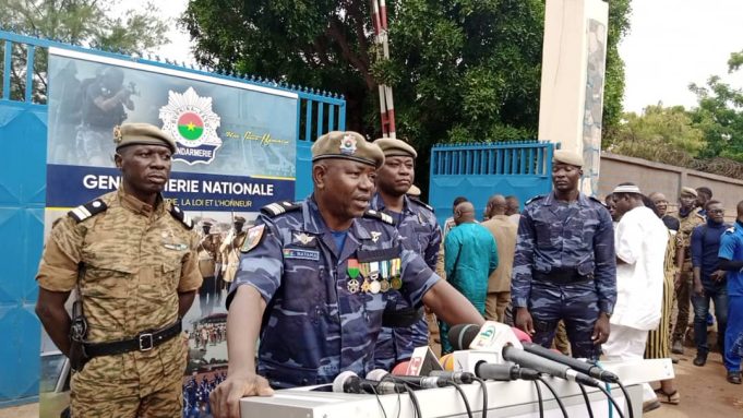 Burkina: ce qu’a dit le nouveau patron des gendarmes