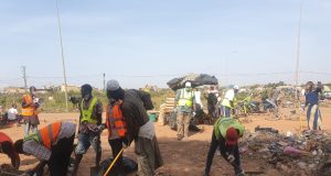 Ouagadougou: la SONATUR débarrasse son site de Cissin 2020 de ses ordures