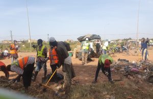 Ouagadougou: la SONATUR débarrasse son site de Cissin 2020 de ses ordures