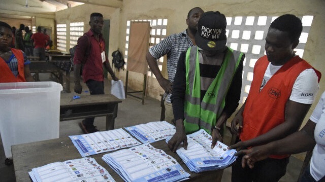Image d'archive d'un vote au Togo