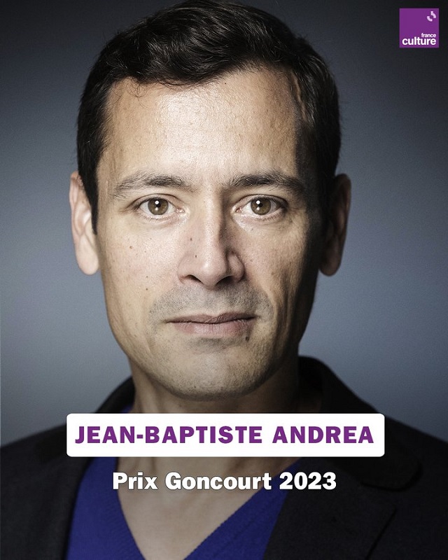 Jean-Baptiste Andréa, lauréat du prix Goncourt 2023