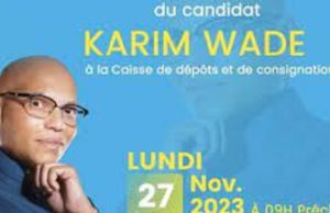 Présidentielle de 2024 au Sénégal: Karim Wade verse sa caution