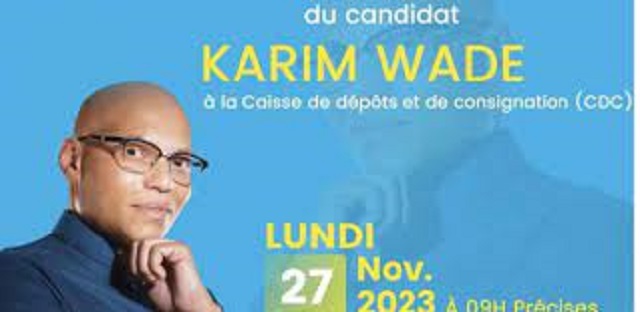 L'opposant politique sénégalais, Karim Wade