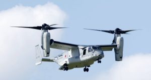 Japon: un aéronef militaire américain se crashe en mer avec six personnes à bord