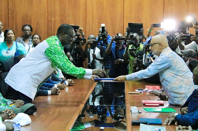 Tidjane Thiam dépose sa candidature être président du PDCI-RDA (Ph. Abamako)