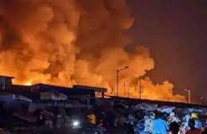 Togo: un incendie ravage le marché de Agoé-Assiyéyé à Lomé