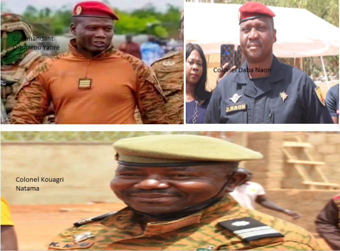 Burkina: trois officiers militaires élevés aux grades de commandant et de colonel