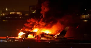 Tokyo: incendie d’un avion Airbus A350 avec à son bord plus de 370 personnes